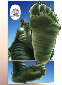 Female Godzilla Feet