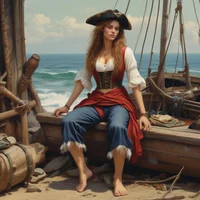 Pirate captain girl1