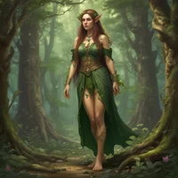Forest elf girl 1