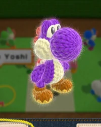 Yarn Purple Yoshi
