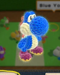 Yarn Blue Yoshi