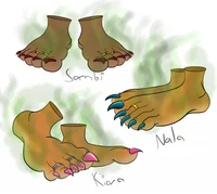 Phantom lioness feet