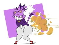 Blaze the cat girl