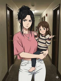 Ex friend at doorway