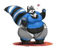Mallory the raccoon