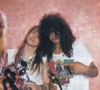 Slash and Axl