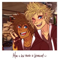 Sora-KH Prompto-FFXV