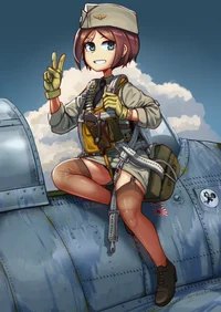 Fighter pilot girl 