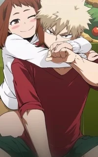 Bakugou e uraraka 