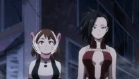 Uraraka vs Momo 