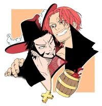 Shanks and Mihawk