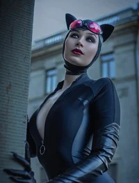 Cosplayer Catwoman