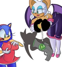 Rouge with titty gun