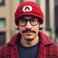 Hipster Mario