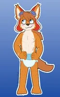 Diapered Red Savarin