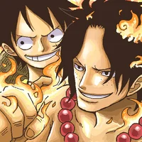 Luffy y Ace