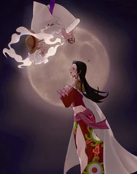Luffy and Hancock