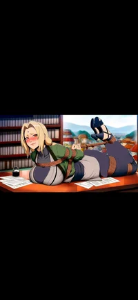 Tsunade- self tied