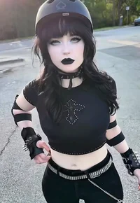 Autistic skater girl