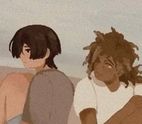 The sun and the moon