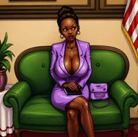 Ebony secretary