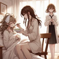 Две девушки 