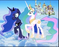 Giant Tia and luna