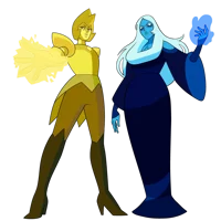 Yellow-Blue Diamond 