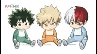 Deku Bakugo and Todo