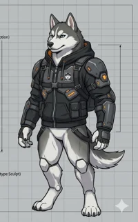 Husky action figure