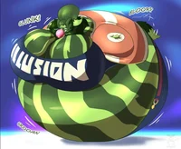 Watermelon furry gal