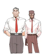 Spy and Medic---tf2