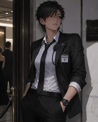 Tomboy bodyguard WLW
