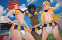 Diaper Cheerleaders