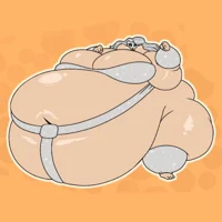 Mask polar bear sumo