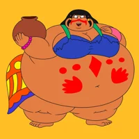 SSBBW tribal woman