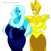 Yellow Blue Diamond 