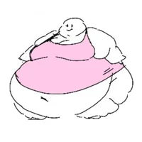 Fat marshmallow girl