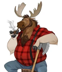Lumberjack Moose