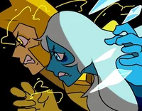 Yellow Blue Diamond 