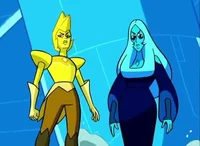 Yellow Blue Diamond 