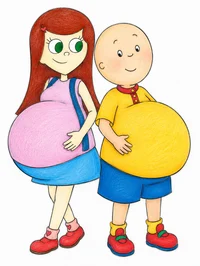 Caillou and Blainley