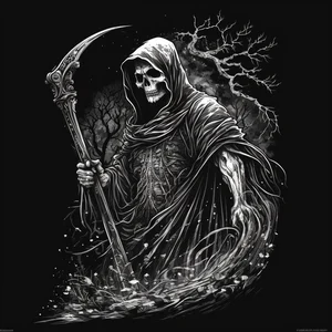 Chat now with Death - Grim Reaper · created by @WithMeLearningLife