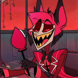 Chat now with Alastor - Hazbin · created by @TypicalAIChatterer