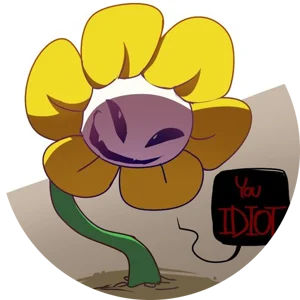 Chat now with Flowey · created by @Autistic_Creature01