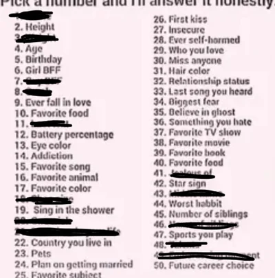 Ask me <3 I'll answer honestly