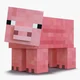 Minecraft pig