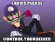 Exaggerated waluigi