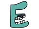 Letter E