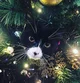 Cat in Holiday Tree